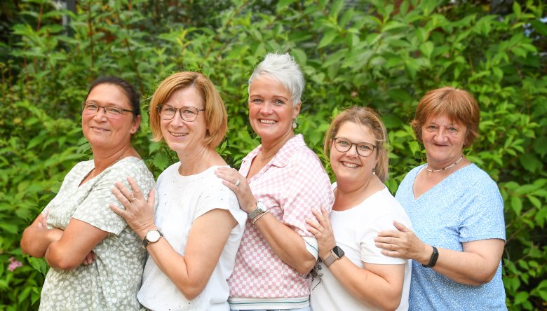 Billedet viser de fem tilsynsførende for ÜMI.