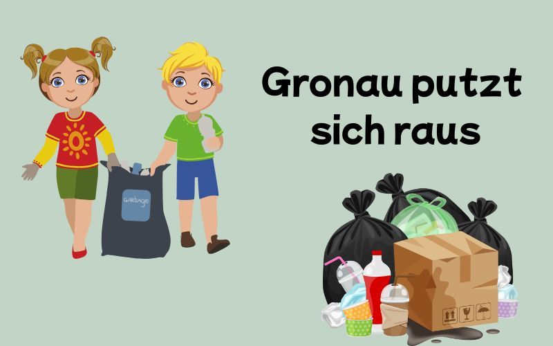 Salinan Proyek Siang Hari Terang - Gelap - 1 Gambar anak-anak yang sedang mengumpulkan sampah.