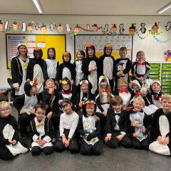 Os pinguins da turma 1b.